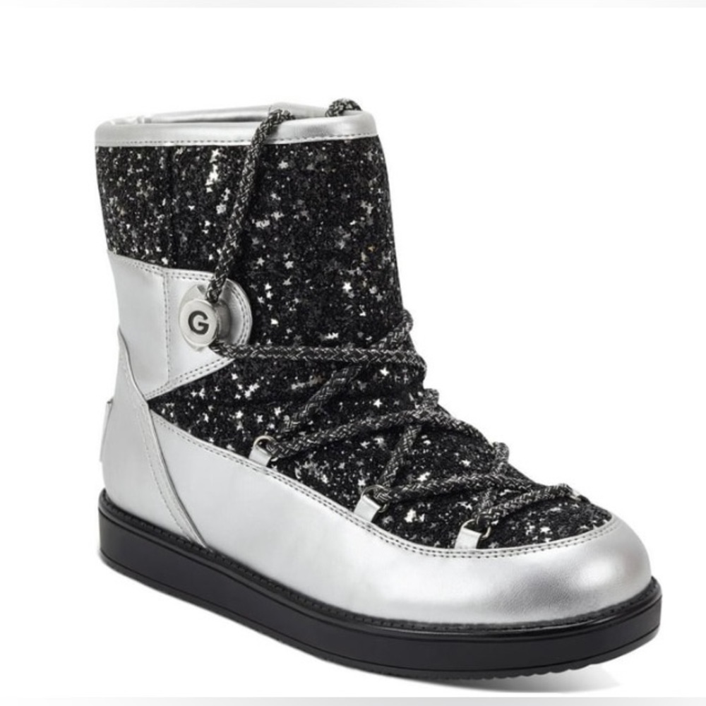 ✨GUESS Aylan Sparkle Faux Fur Lined Boots✨